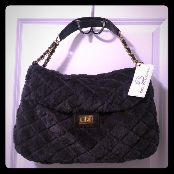 Big Buddha Handbags - Big Buddha Faux Fur Purse